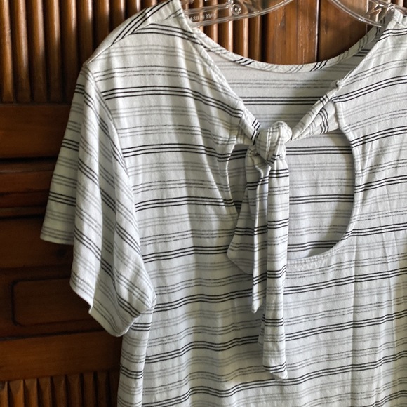 Altar’d State Short Sleeved Women’s Striped Shirt - Picture 8 of 11